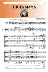 Thula Mama SSAA choral sheet music cover